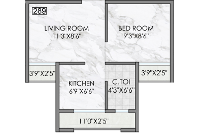 1 BHK Layout